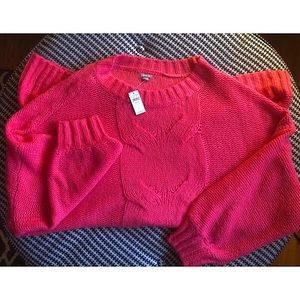 NWT aerie oversized open knit sweater